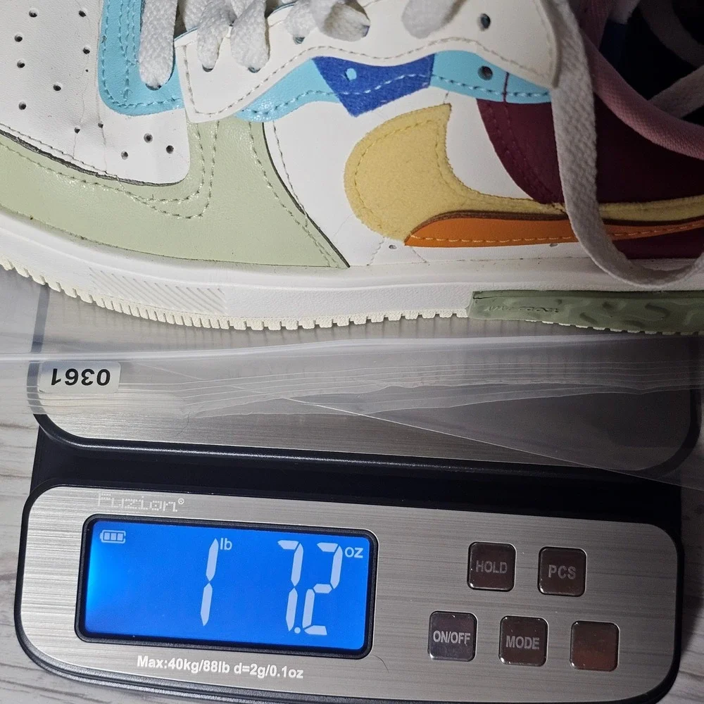 Nike Air Force 1 Pixel SE‎ Patchwork Multiclr DO6719-100 Wm7.5 Pastel Suede Lthr